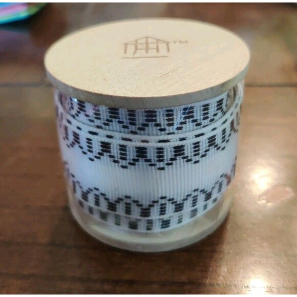 Fabric Ribbon Grosgrain 1" x 5 yards - Cream/Black - Hearth & Hand with Magnolia - Picture 1 of 4